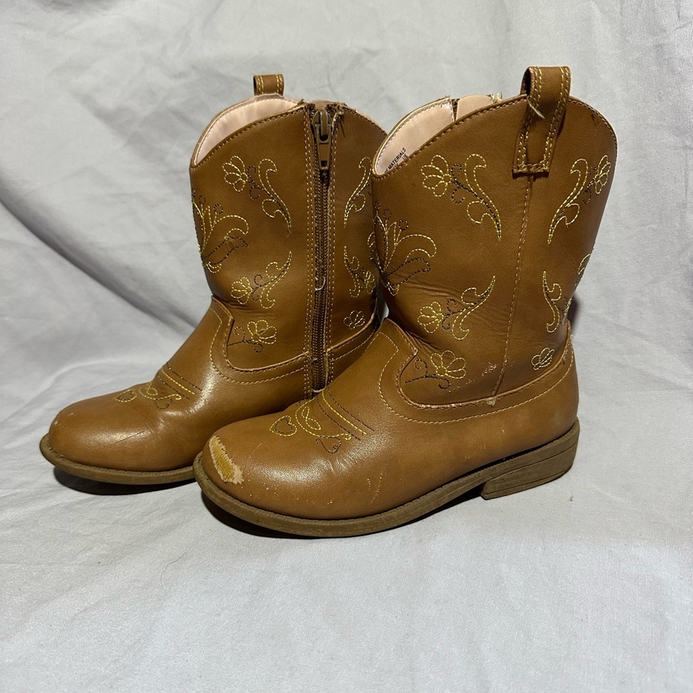 Piper Cowgirl Boots, Tan size 13